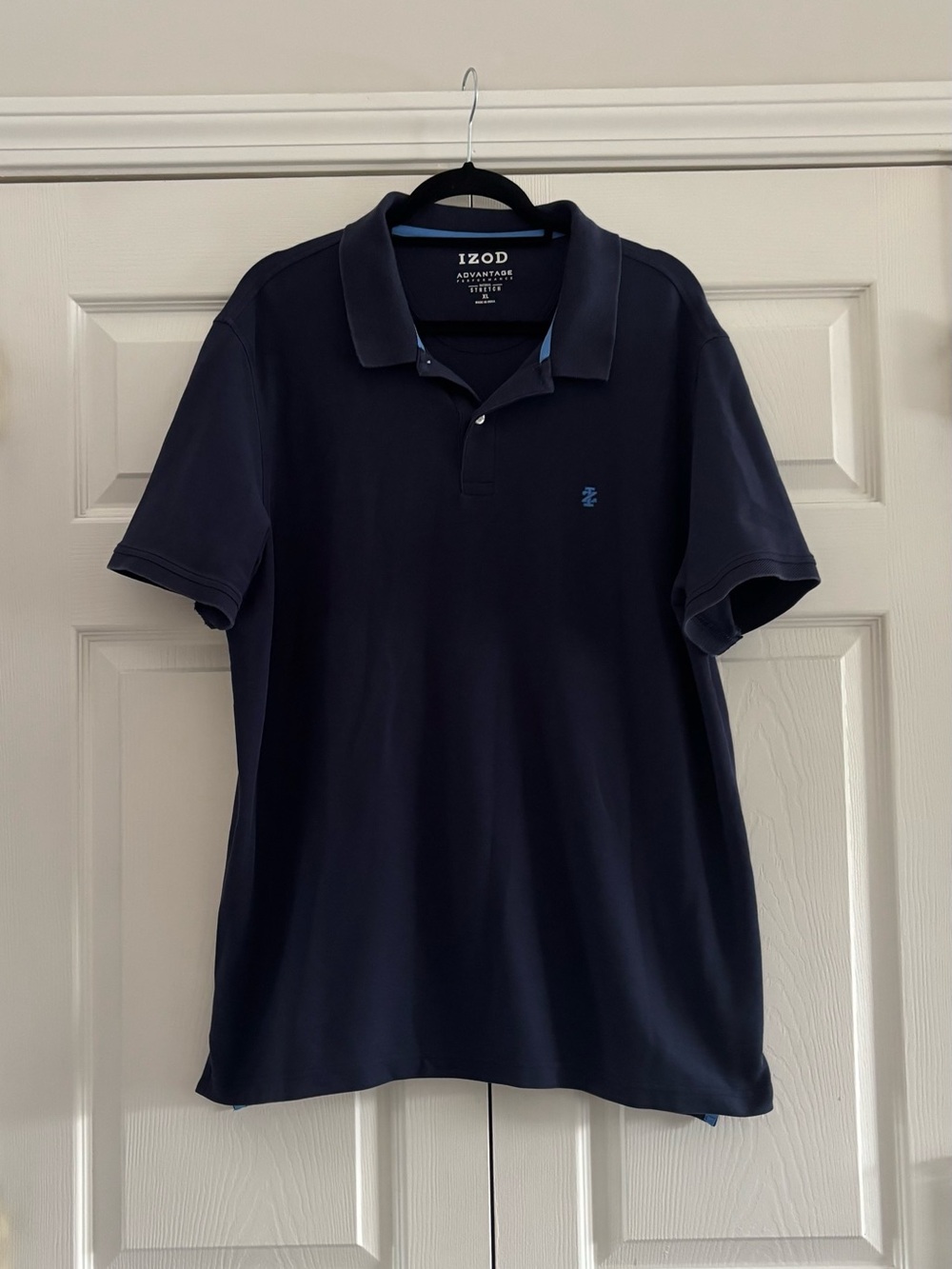 Navy Blue Polo Golf Shirt Short Sleeve Top